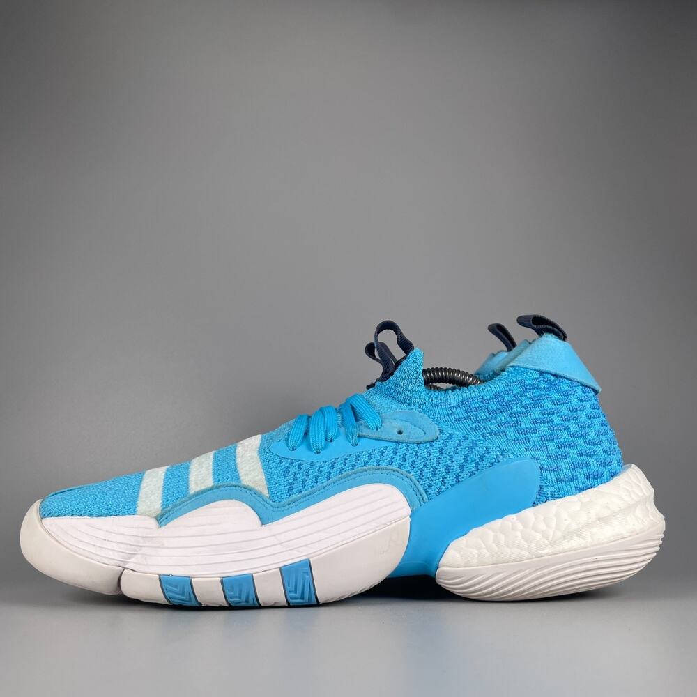 Adidas Trae Young 2 Men's 10.5 Sky Blue White Basketball Sneakers Athletic Shoes